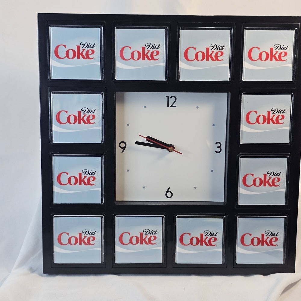 Diet Coke Coca Cola around the Clock with 12 pictures